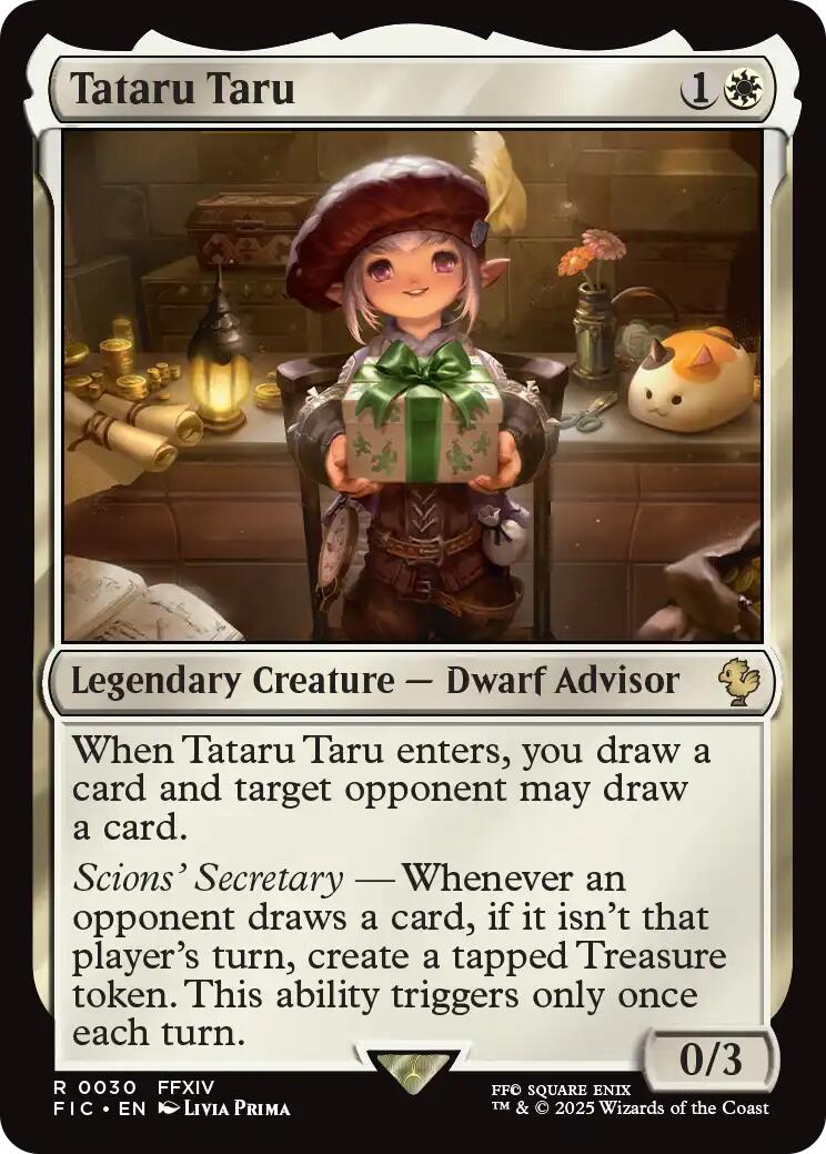 Tataru Taru (Surge Foil) [FINAL FANTASY Commander] | Boutique FDB TCG