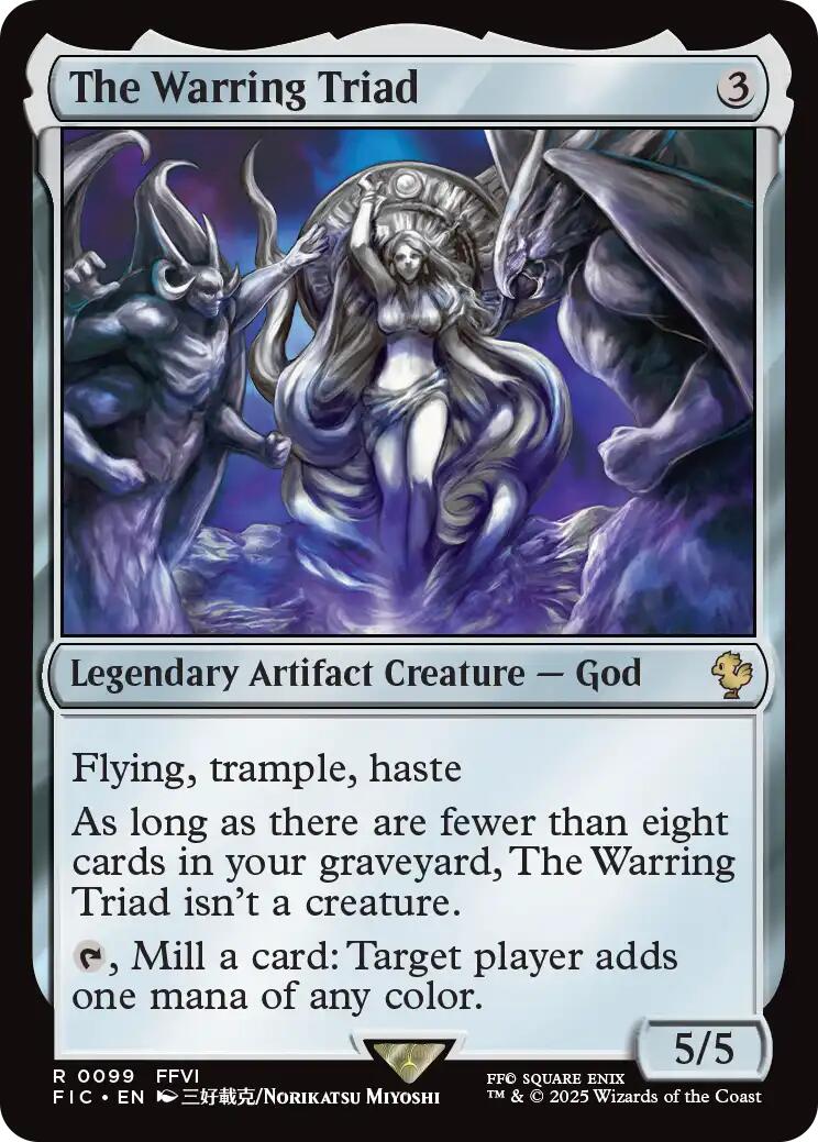 The Warring Triad (Surge Foil) [FINAL FANTASY Commander] | Boutique FDB TCG