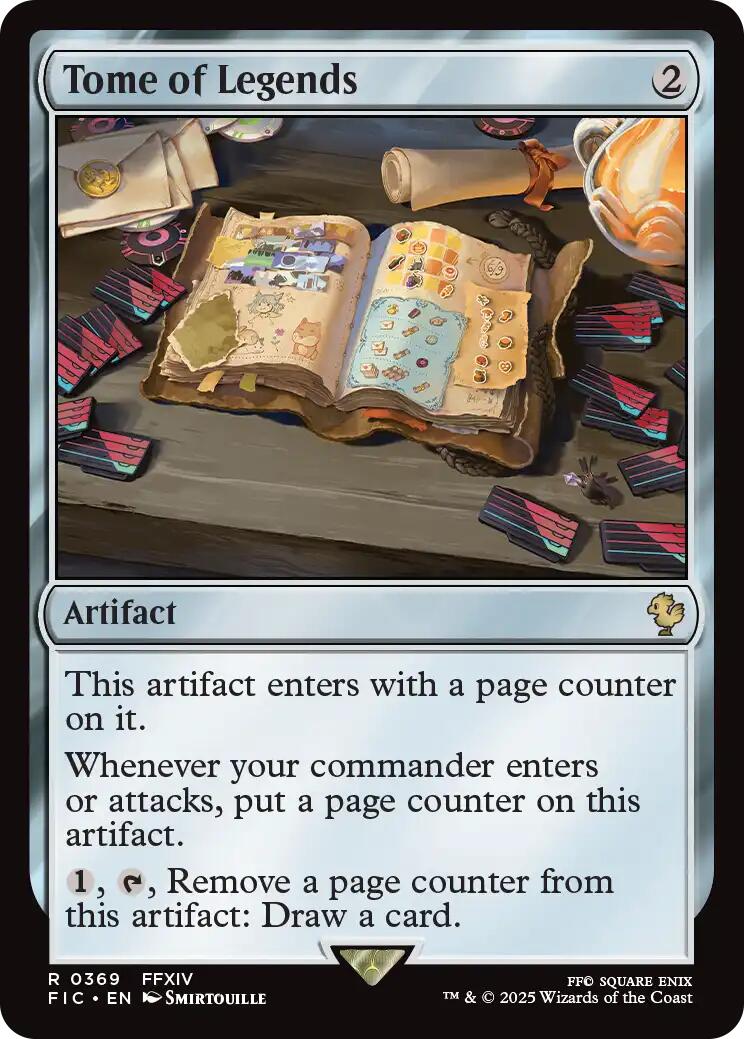 Tome of Legends (Surge Foil) [FINAL FANTASY Commander] | Boutique FDB TCG