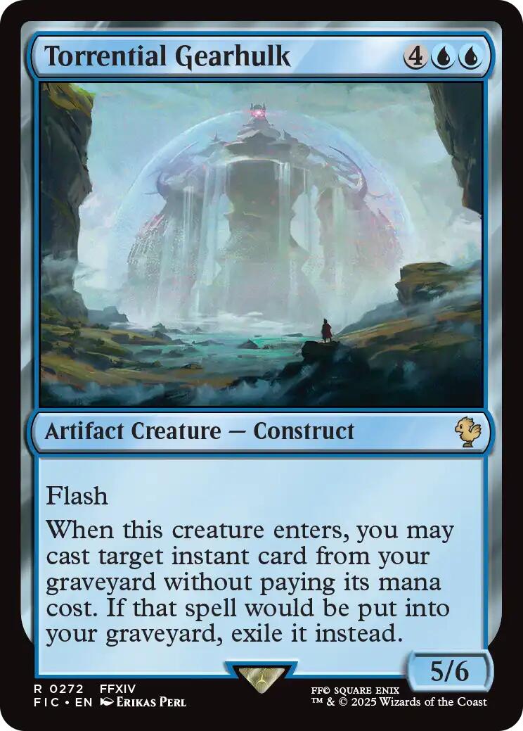 Torrential Gearhulk (Surge Foil) [FINAL FANTASY Commander] | Boutique FDB TCG