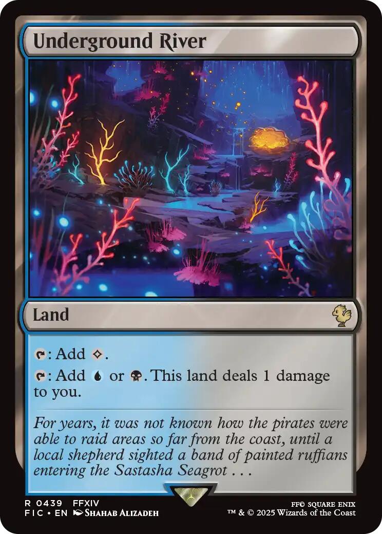 Underground River (Surge Foil) [FINAL FANTASY Commander] | Boutique FDB TCG