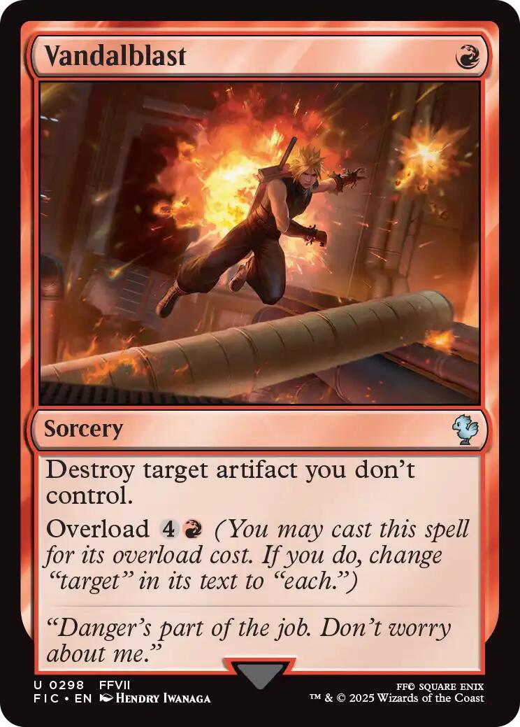 Vandalblast (Surge Foil) [FINAL FANTASY Commander] | Boutique FDB TCG