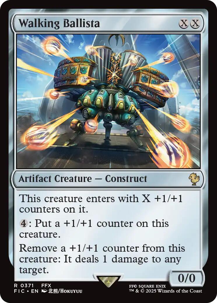 Walking Ballista (Surge Foil) [FINAL FANTASY Commander] | Boutique FDB TCG