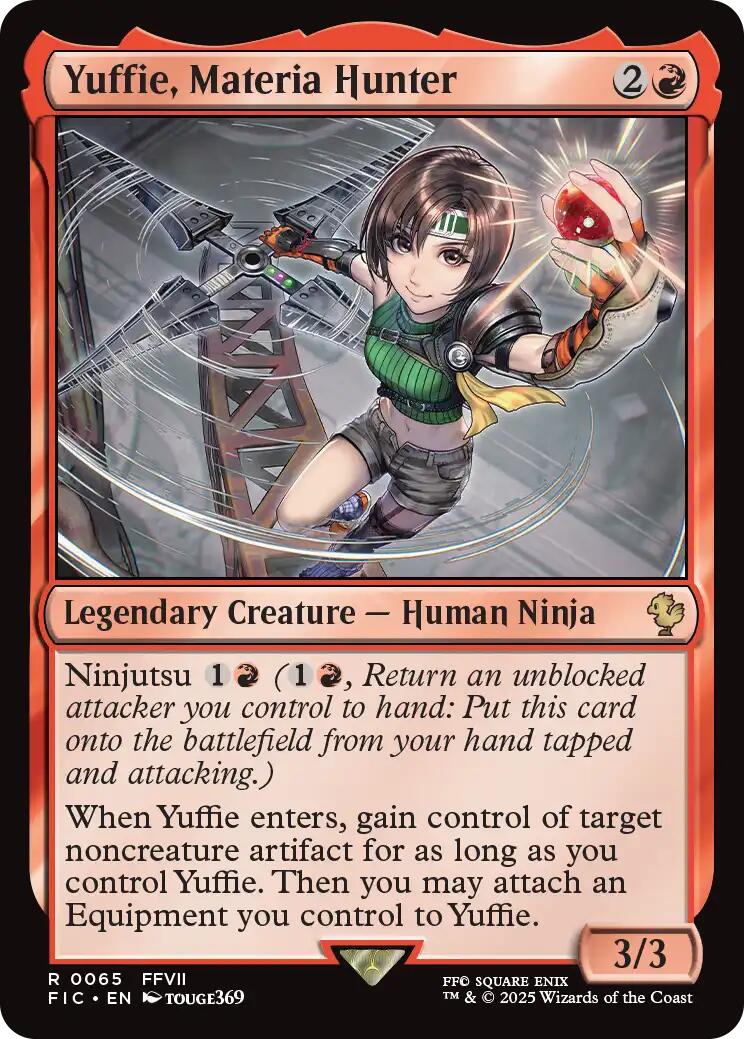 Yuffie, Materia Hunter (Surge Foil) [FINAL FANTASY Commander] | Boutique FDB TCG