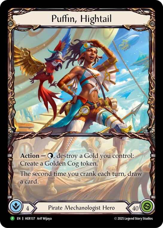 Puffin, Hightail [HER137] (Promo)  Rainbow Foil | Boutique FDB TCG