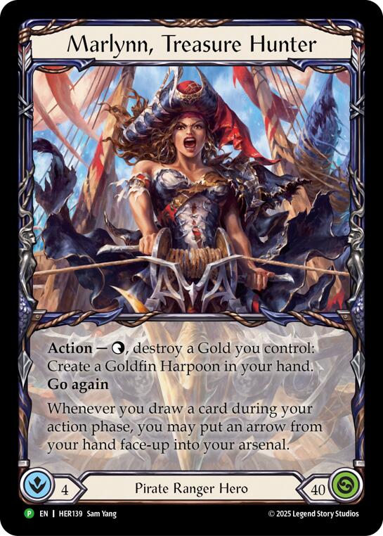 Marlynn, Treasure Hunter [HER139] (Promo)  Rainbow Foil | Boutique FDB TCG