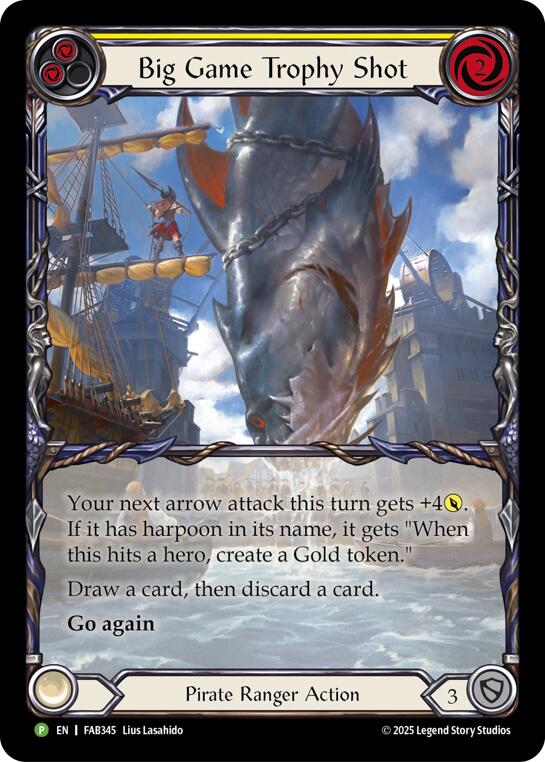 Big Game Trophy Shot [FAB345] (Promo)  Rainbow Foil | Boutique FDB TCG