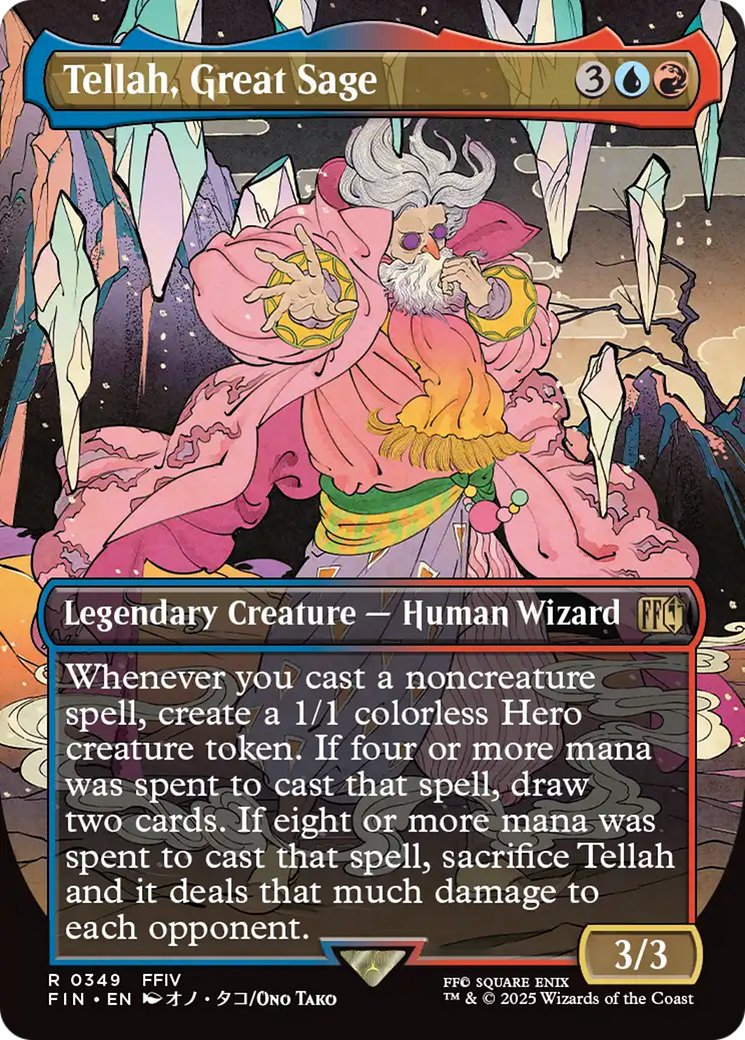 Tellah, Great Sage (Borderless) [FINAL FANTASY] | Boutique FDB TCG
