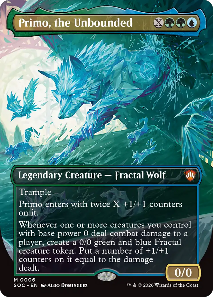 Primo, the Unbounded (Borderless) [Secrets of Strixhaven Commander] | Boutique FDB TCG
