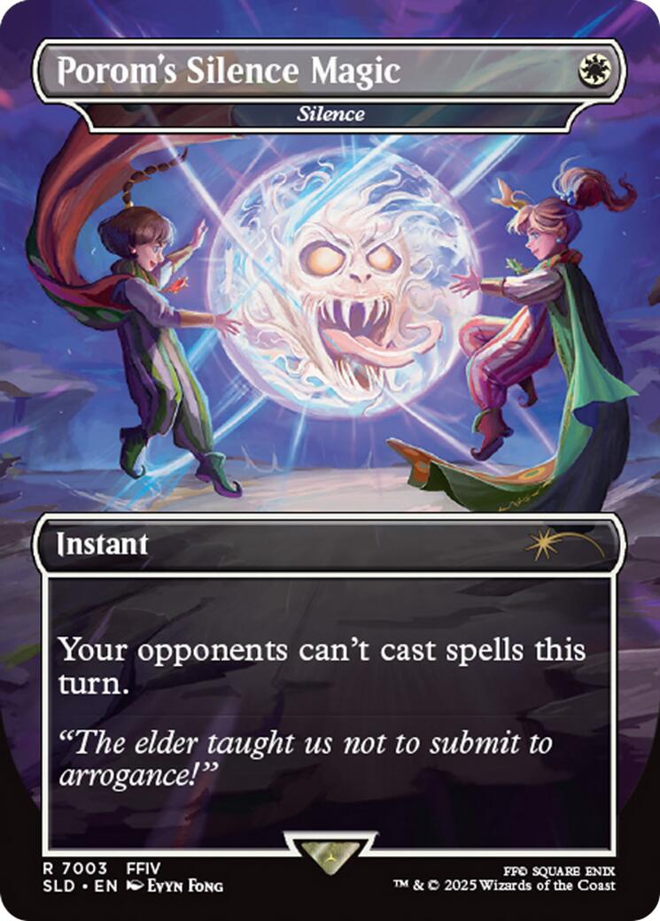 Porom's Silence Magic - Silence [Secret Lair Drop Series] | Boutique FDB TCG