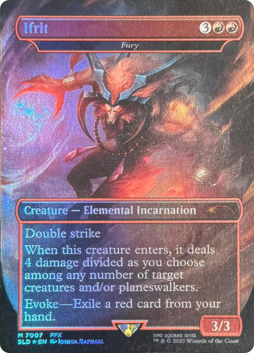 Ifrit - Fury (Rainbow Foil) [Secret Lair Drop Series] | Boutique FDB TCG