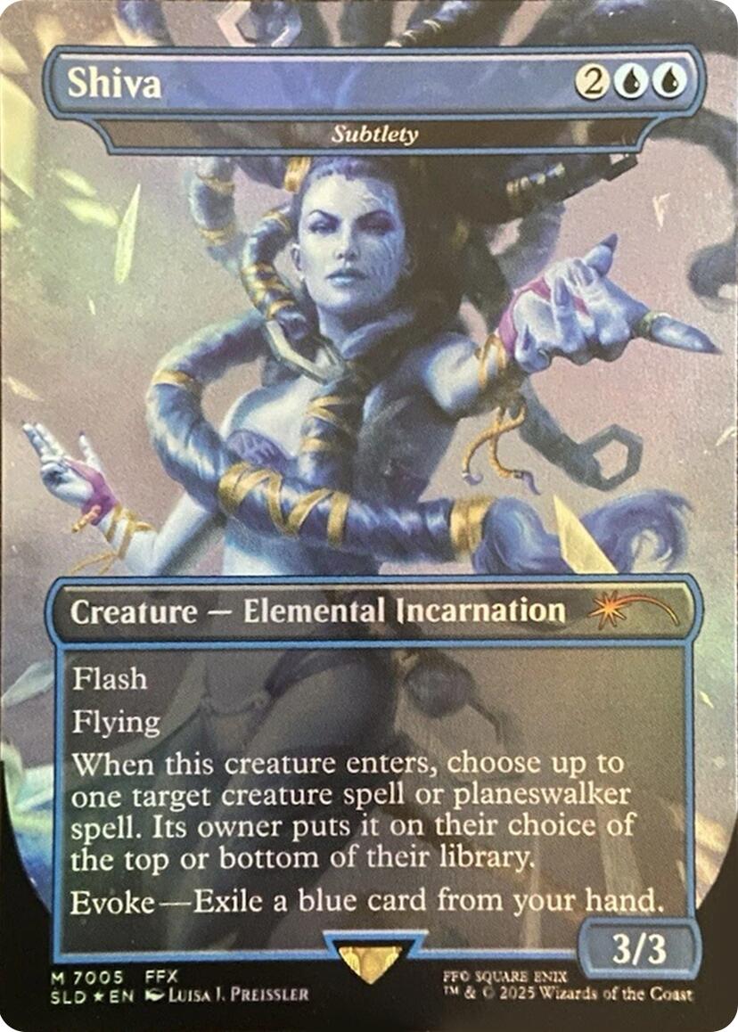 Shiva - Subtlety (Rainbow Foil) [Secret Lair Drop Series] | Boutique FDB TCG