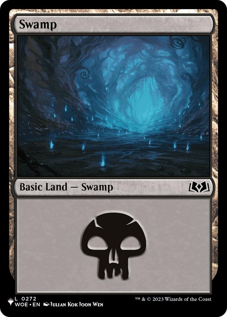Swamp (0272) (WOE) [The List] | Boutique FDB TCG