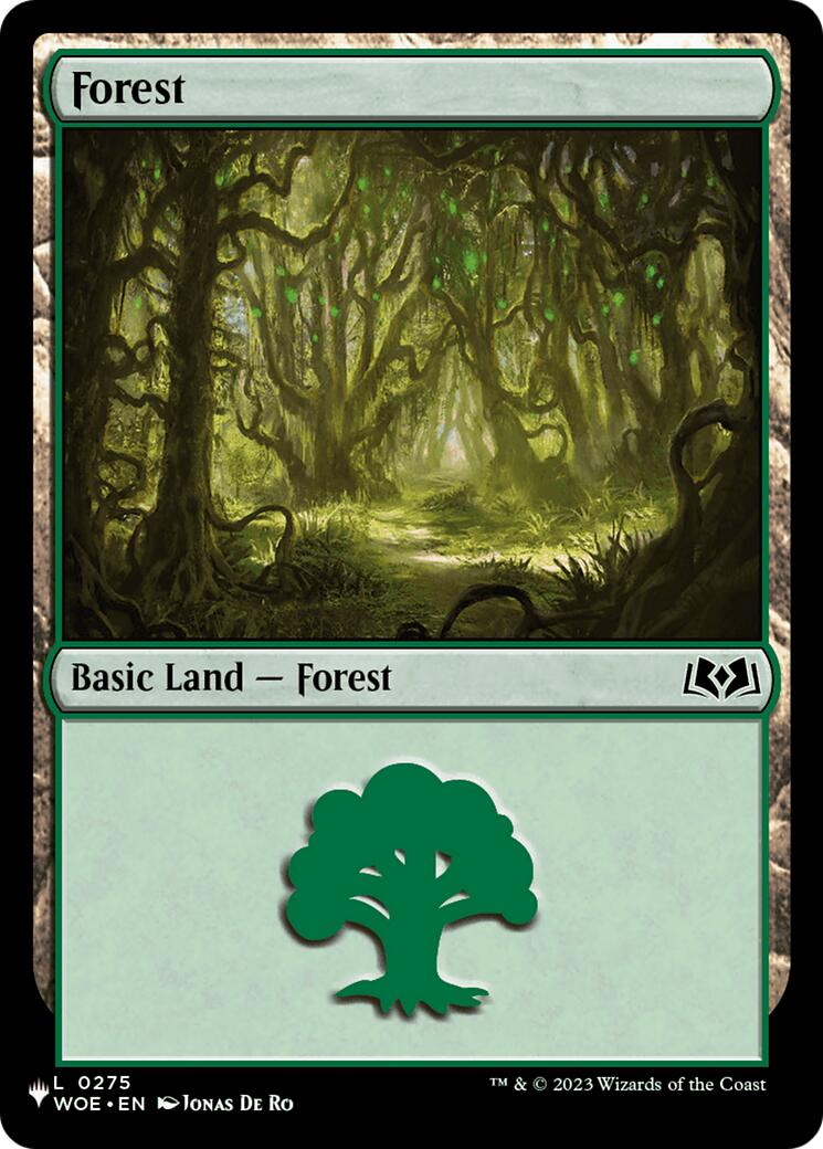 Forest (0275) (WOE) [The List] | Boutique FDB TCG