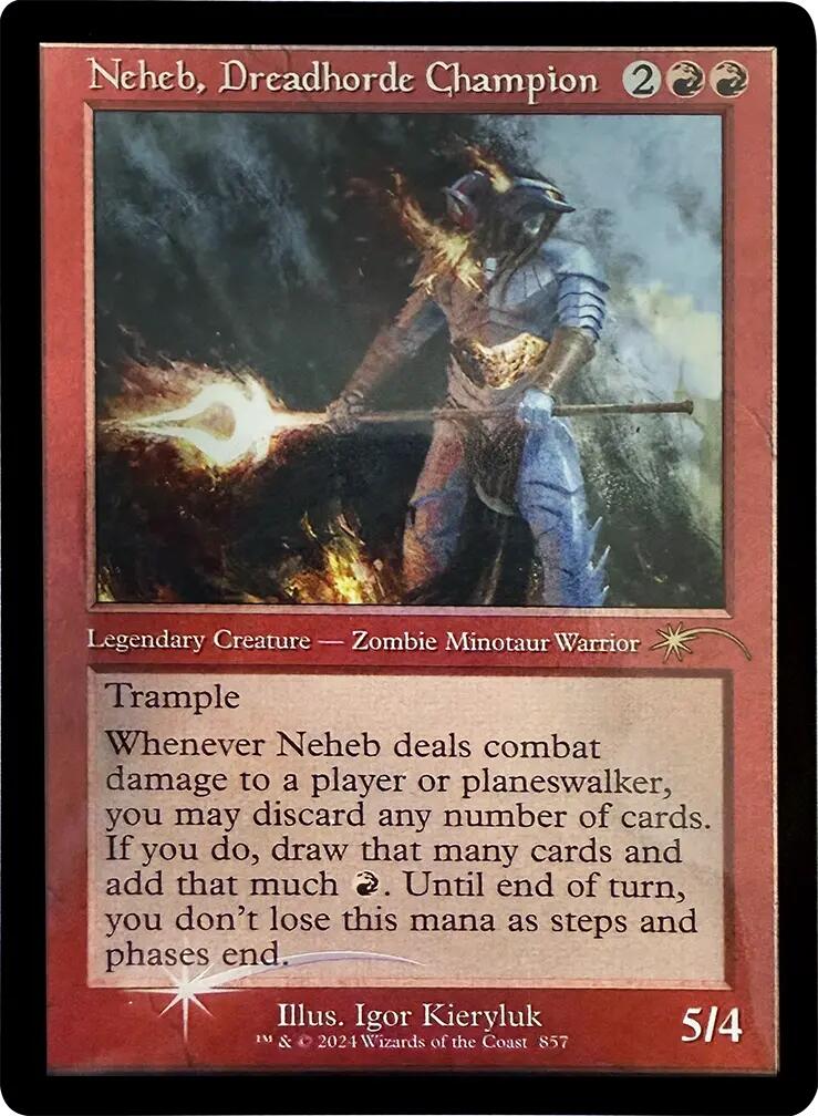 Neheb, Dreadhorde Champion (Retro Frame) [Secret Lair Drop Series] | Boutique FDB TCG