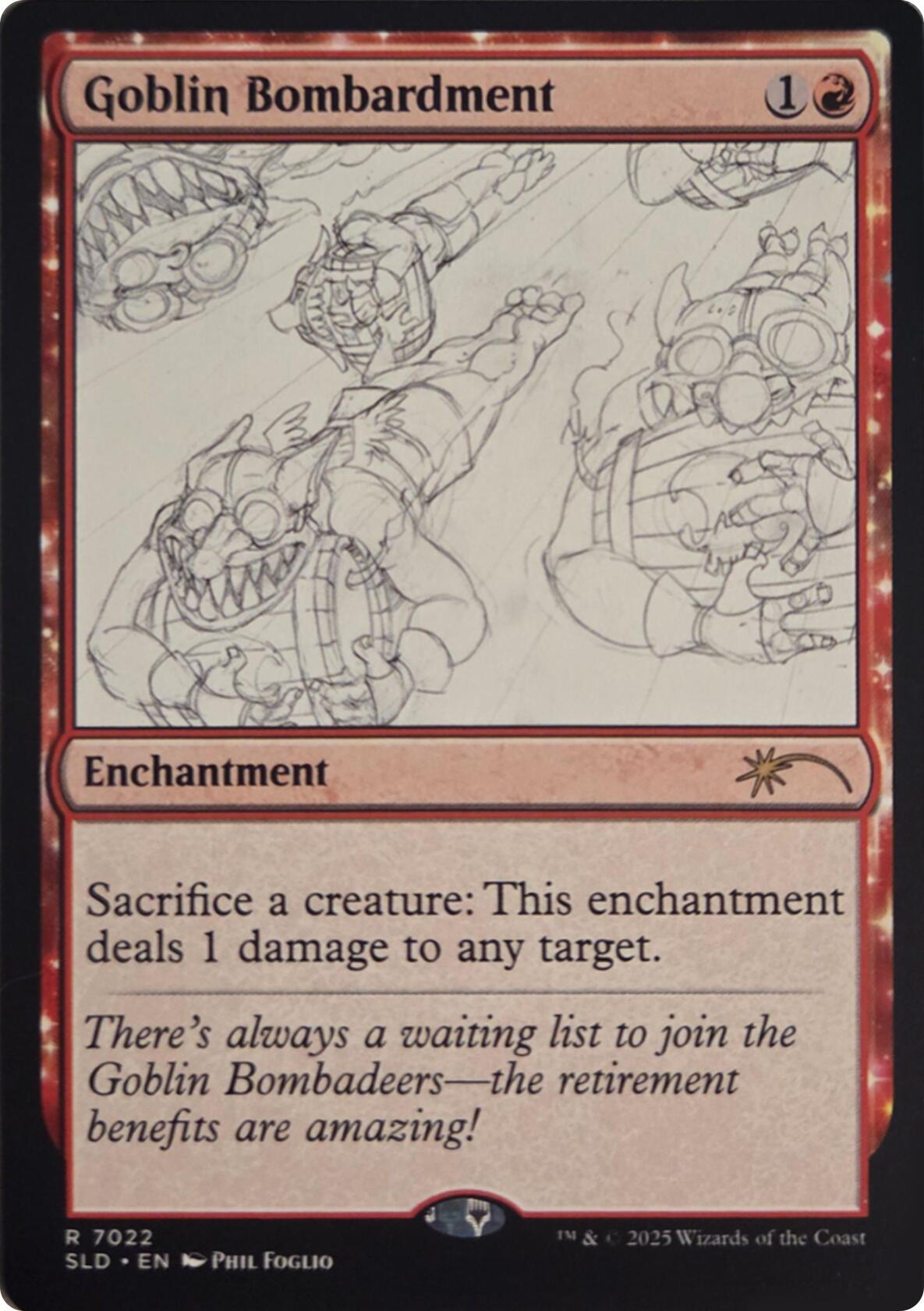 Goblin Bombardment (7022) [Secret Lair Drop Series] | Boutique FDB TCG