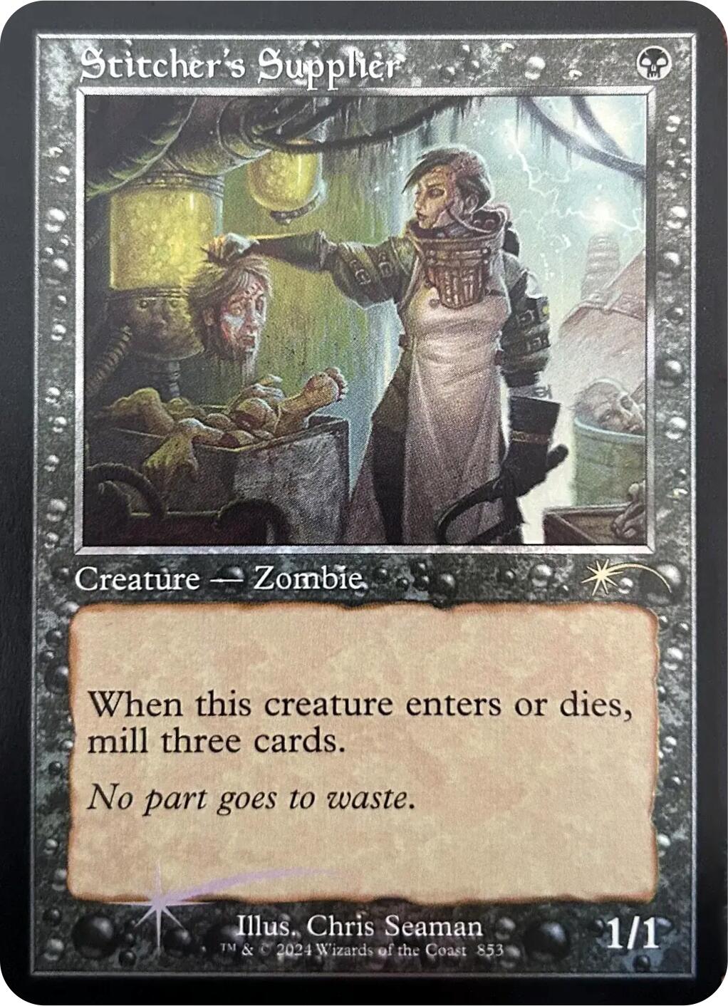 Stitcher's Supplier (Retro Frame) [Secret Lair Drop Series] | Boutique FDB TCG