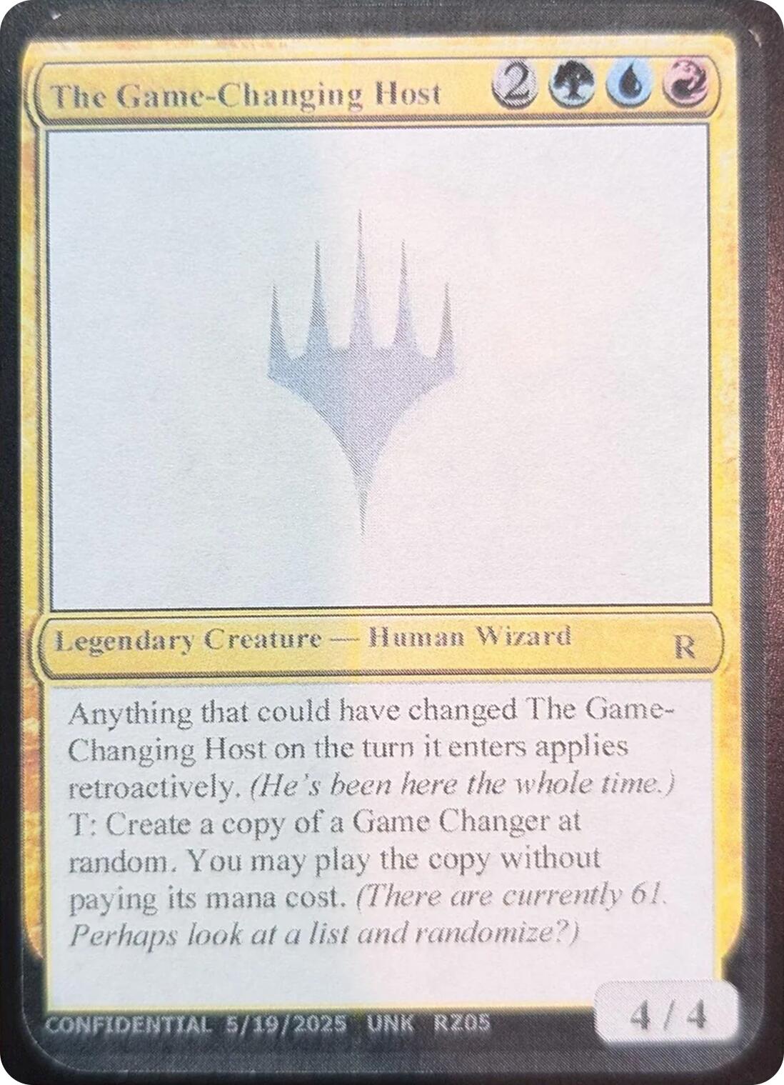 The Game-Changing Host [Unknown Event] | Boutique FDB TCG