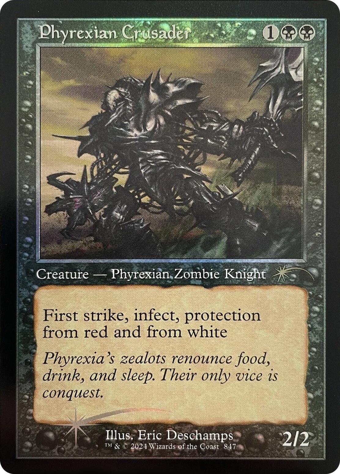 Phyrexian Crusader (Retro Frame) [Secret Lair Drop Series] | Boutique FDB TCG
