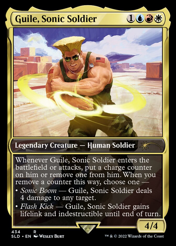 Guile, Sonic Soldier [Secret Lair Drop Series] | Boutique FDB TCG