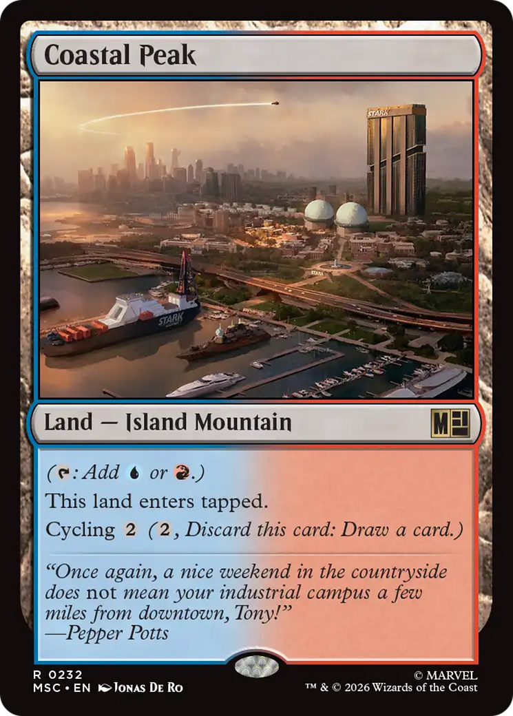 Coastal Peak [Marvel Super Heroes Commander] | Boutique FDB TCG