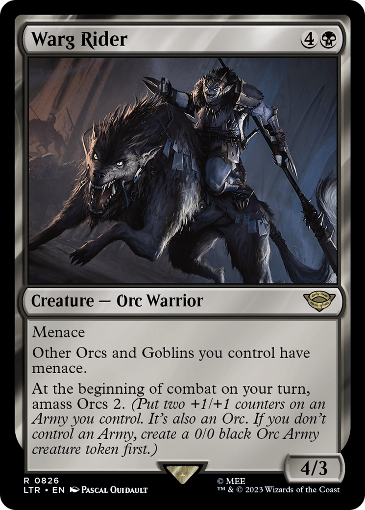 Warg Rider [The Lord of the Rings: Tales of Middle-Earth] | Boutique FDB TCG