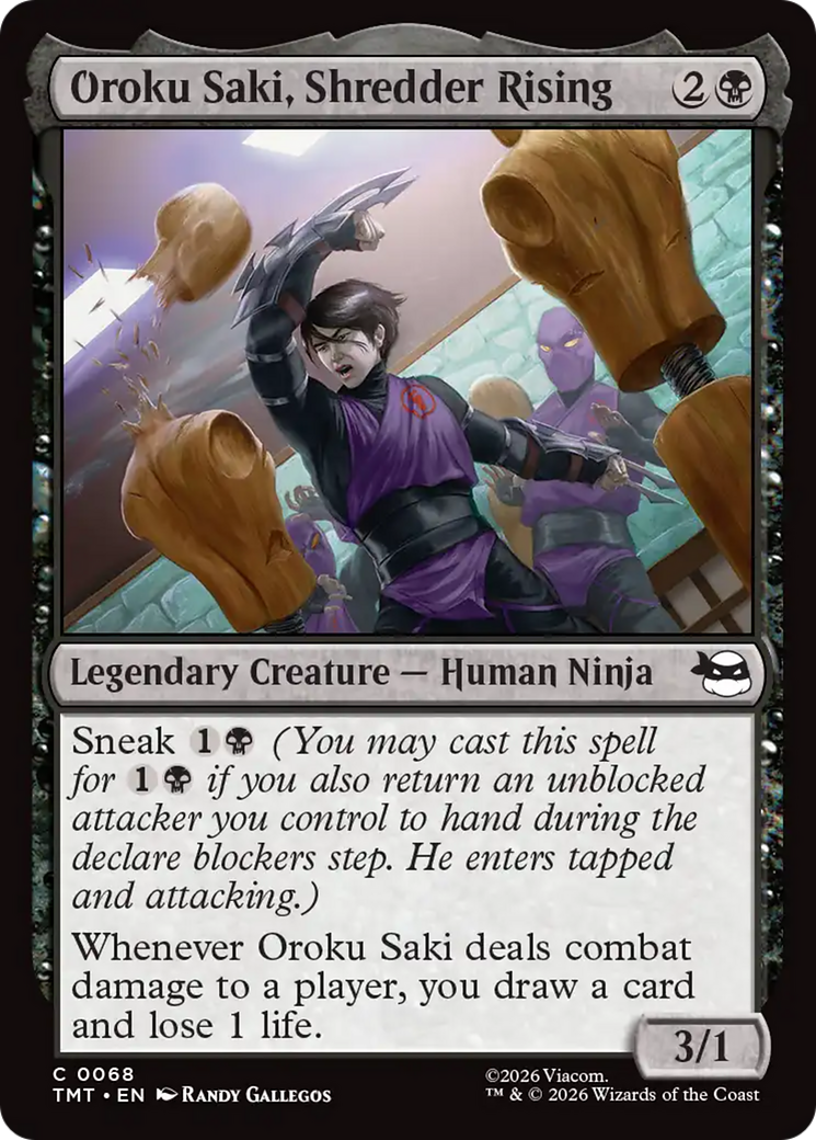 Oroku Saki, Shredder Rising [Teenage Mutant Ninja Turtles] | Boutique FDB TCG