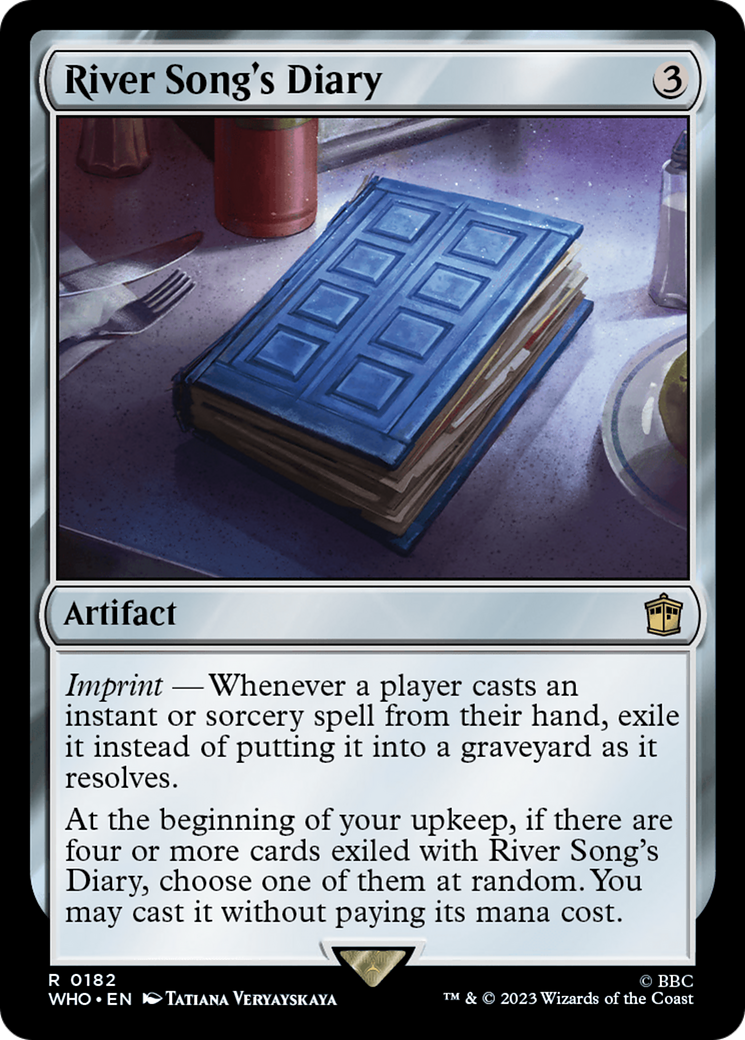 River Song's Diary [Doctor Who] | Boutique FDB TCG