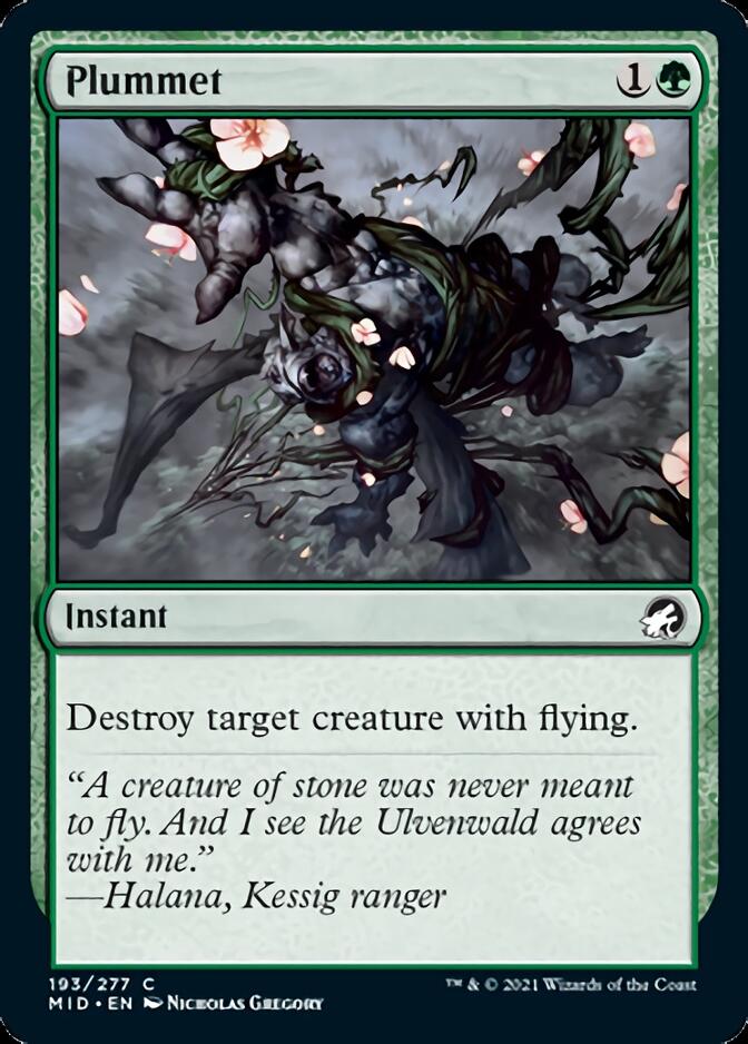Plummet [Innistrad: Midnight Hunt] | Boutique FDB TCG
