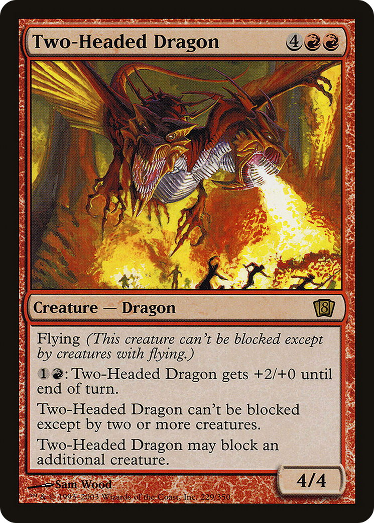 Two-Headed Dragon (E3 2003) [Oversize Cards] | Boutique FDB TCG