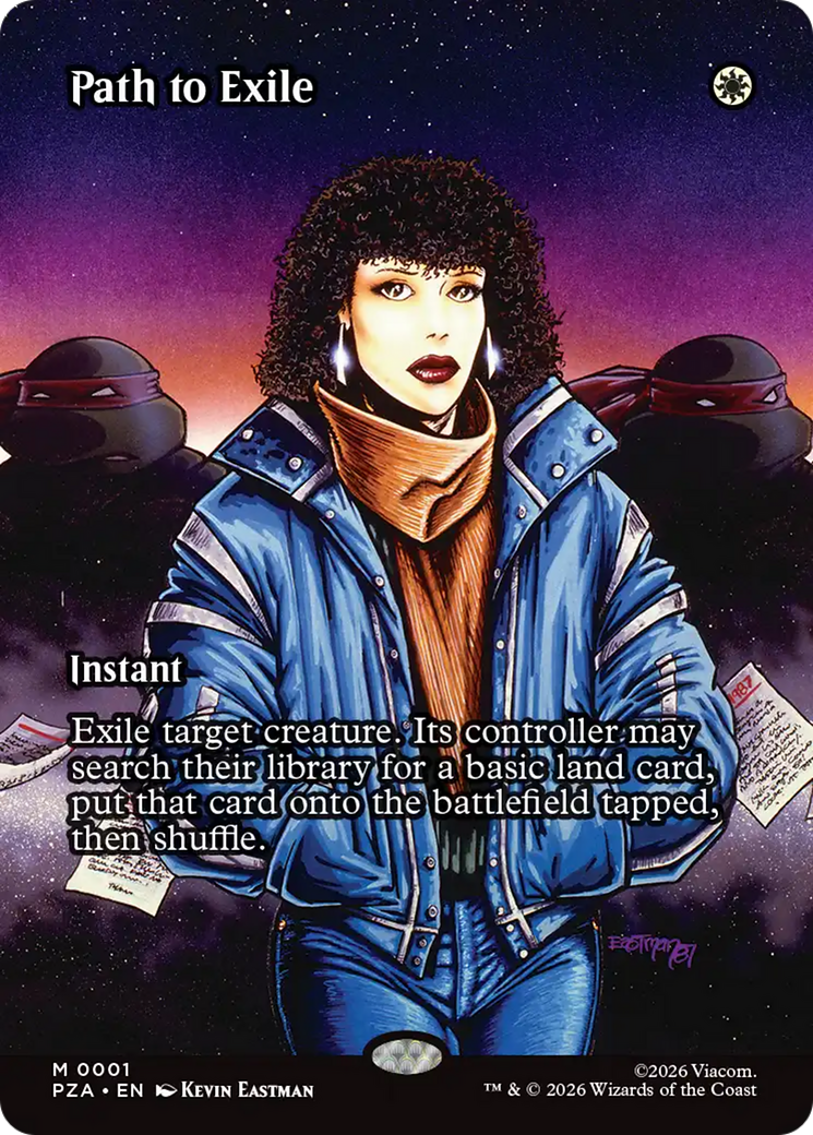 Path to Exile (Borderless) [Teenage Mutant Ninja Turtles Eternal-Legal] | Boutique FDB TCG