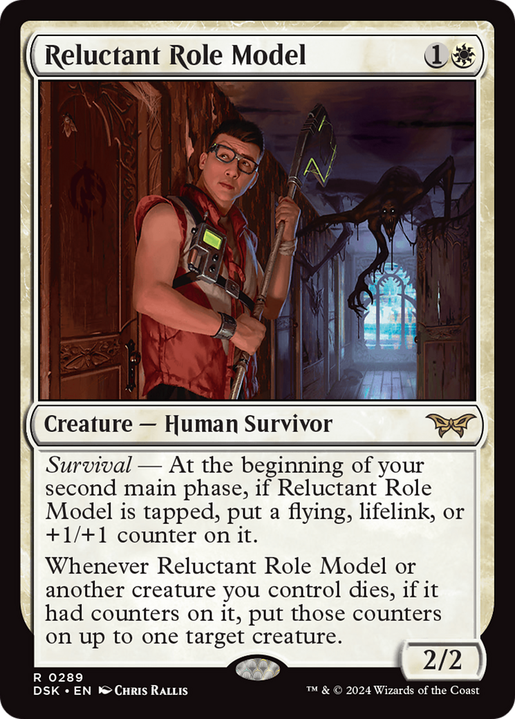 Reluctant Role Model (0289) [Duskmourn: House of Horror] | Boutique FDB TCG