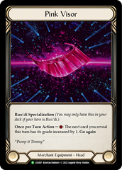 Pink Visor [LSS007] (Promo)  Cold Foil | Boutique FDB TCG