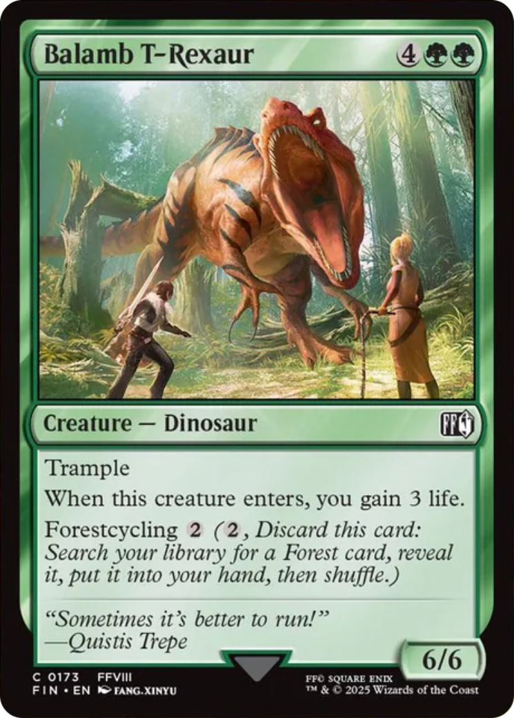 Balamb T-Rexaur [FINAL FANTASY] | Boutique FDB TCG