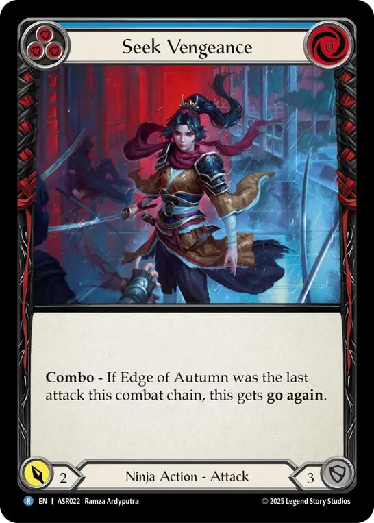 Seek Vengeance (Blue) [ASR022] (Armory Deck: Ira) | Boutique FDB TCG