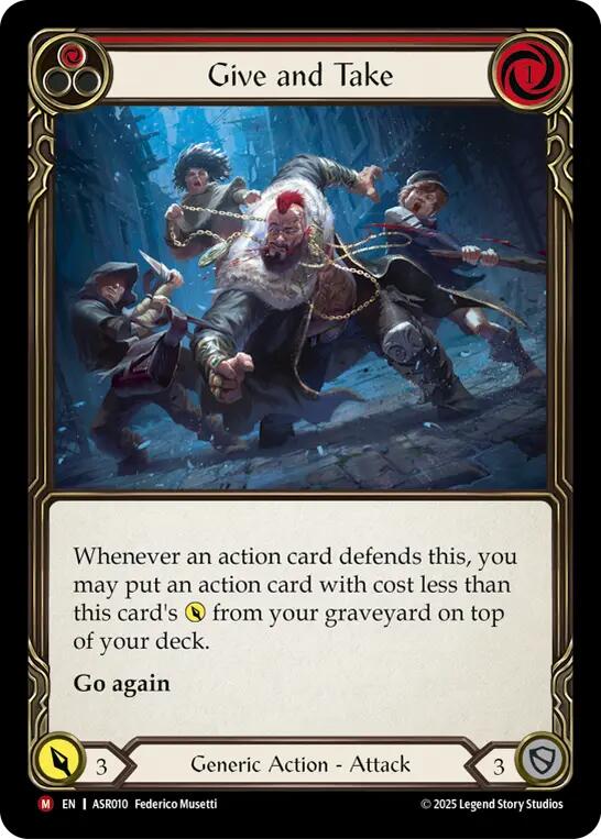 Give and Take [ASR010] (Armory Deck: Ira) | Boutique FDB TCG