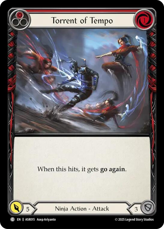 Torrent of Tempo (Red) [ASR015] (Armory Deck: Ira) | Boutique FDB TCG