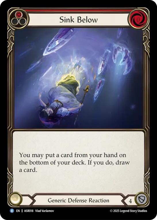 Sink Below (Red) [ASR018] (Armory Deck: Ira) | Boutique FDB TCG