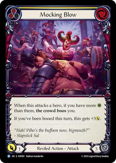Mocking Blow (Yellow) [SUP091] (Super Slam) | Boutique FDB TCG