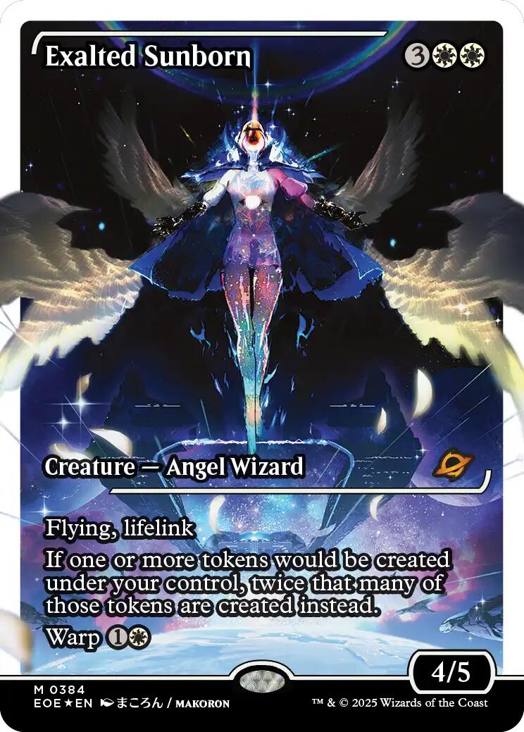 Exalted Sunborn (Showcase) (Fracture Foil) [Edge of Eternities] | Boutique FDB TCG