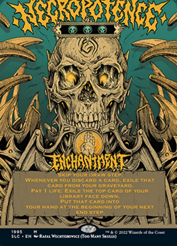 Necropotence (Borderless Alternate Art) [Secret Lair Countdown Kit] | Boutique FDB TCG