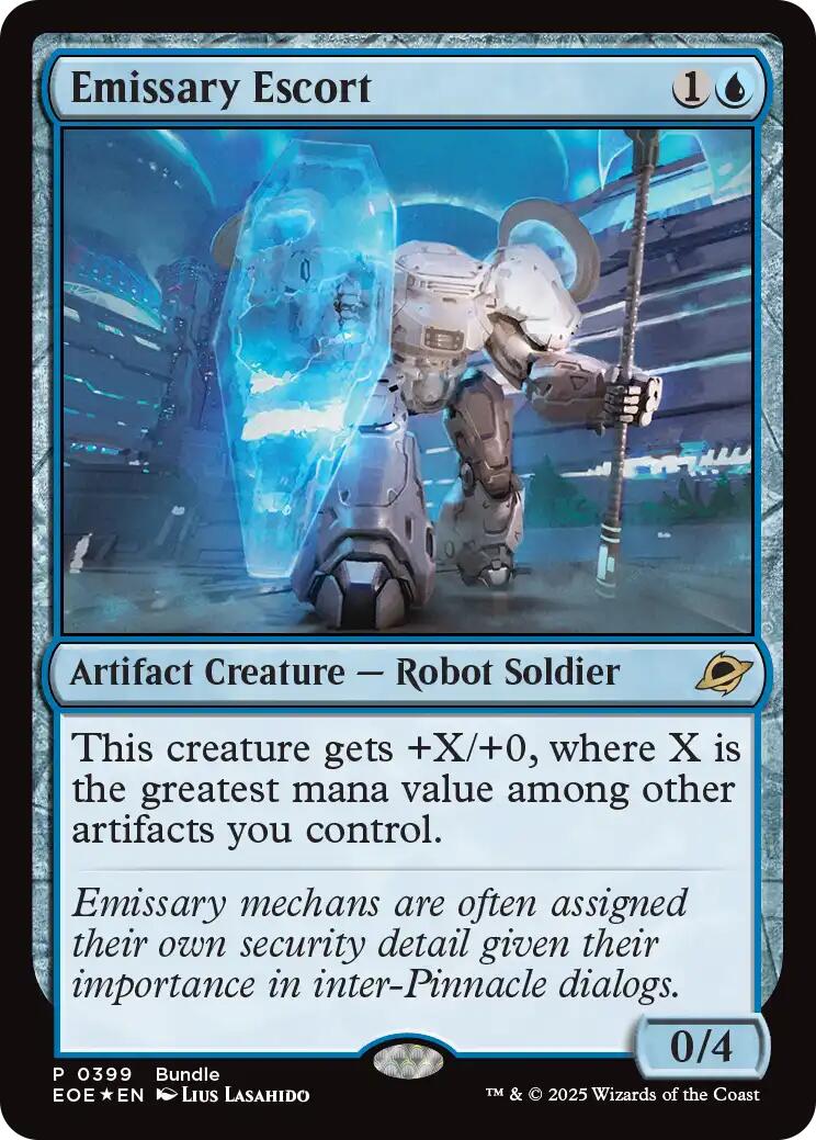 Emissary Escort (Bundle) [Edge of Eternities Promo Pack] | Boutique FDB TCG
