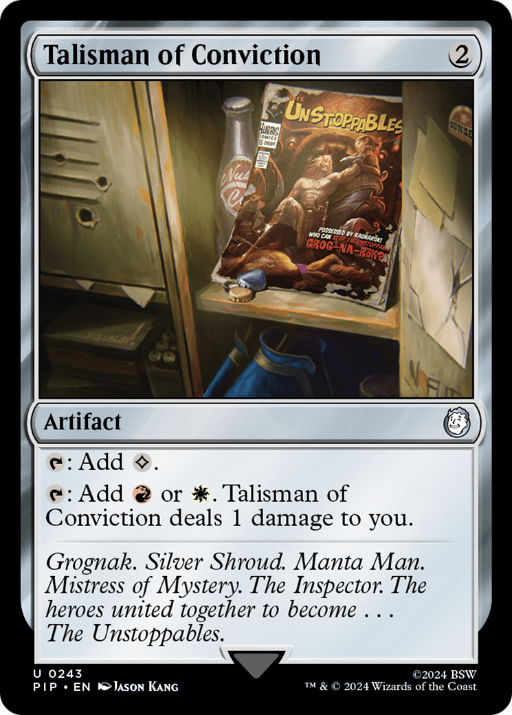 Talisman of Conviction [Fallout] | Boutique FDB TCG