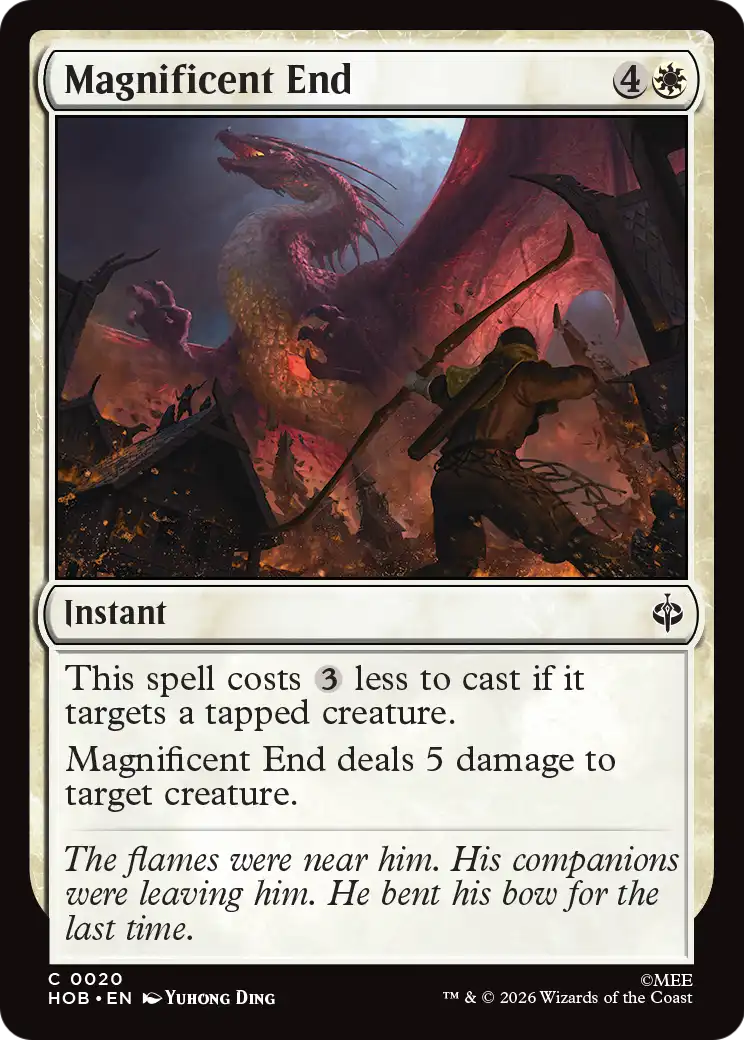 Magnificent End [The Hobbit] | Boutique FDB TCG