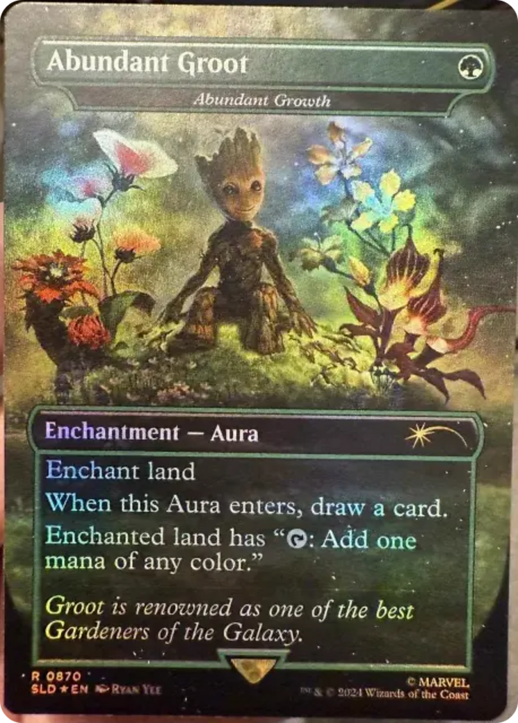 Abundant Groot - Abundant Growth (Rainbow Foil) [Secret Lair Drop Series] | Boutique FDB TCG