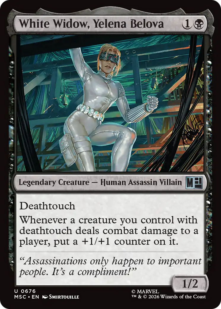 White Widow, Yelena Belova [Marvel Super Heroes Commander] | Boutique FDB TCG