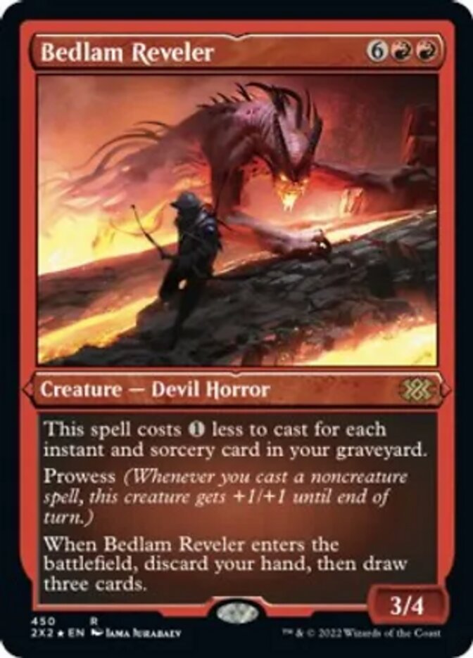 Bedlam Reveler (Foil Etched) [Double Masters 2022] | Boutique FDB TCG