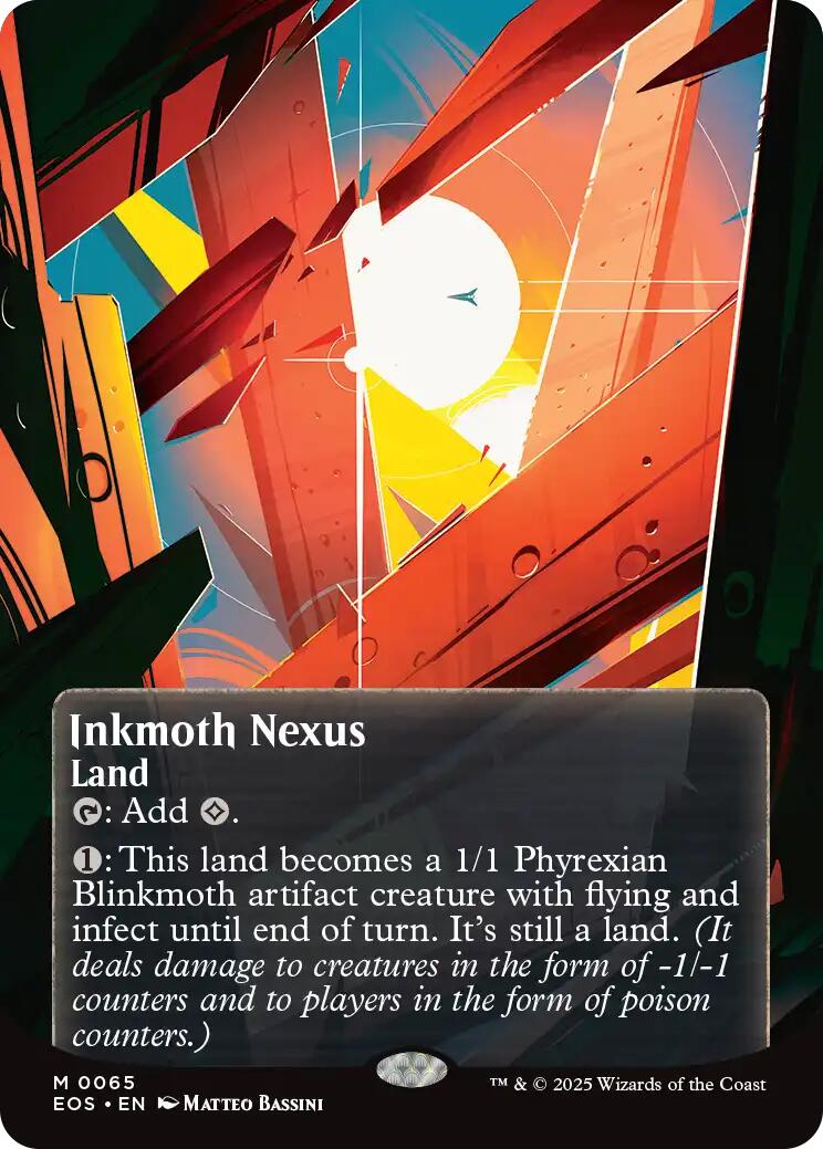 Inkmoth Nexus (0065) (Borderless) [Edge of Eternities: Stellar Sights] | Boutique FDB TCG