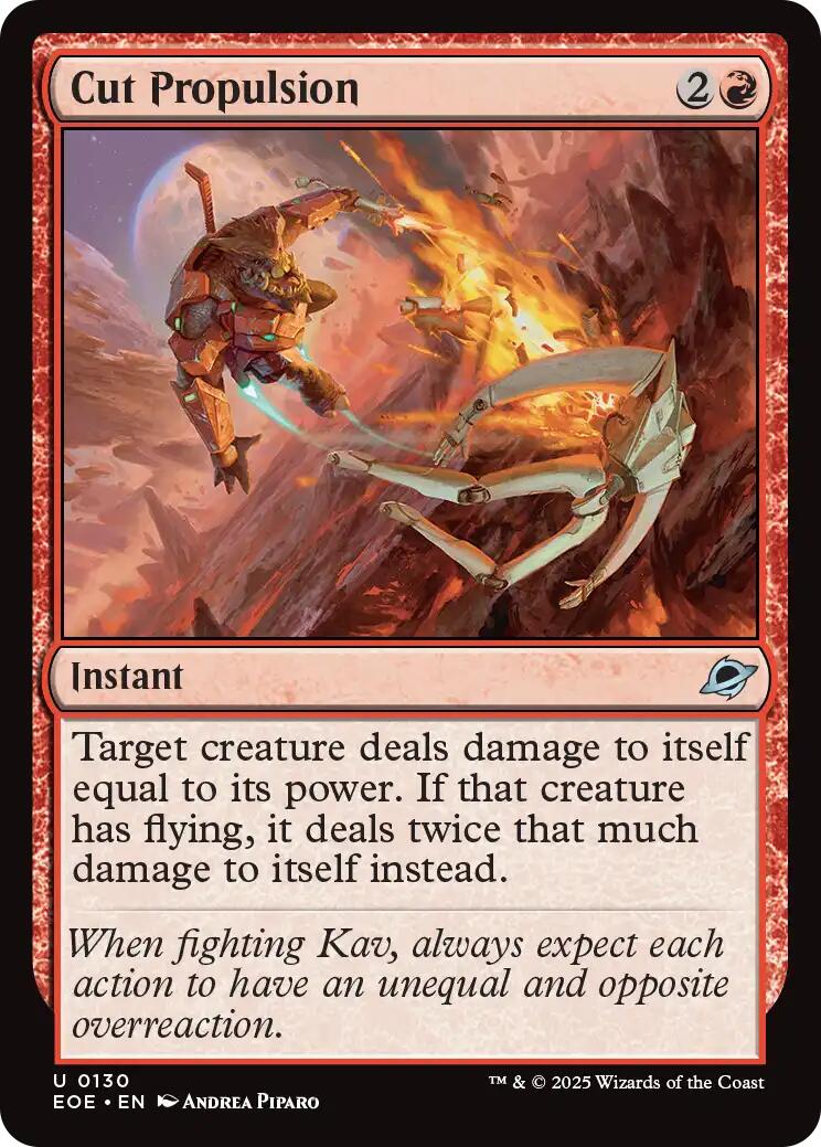 Cut Propulsion [Edge of Eternities] | Boutique FDB TCG