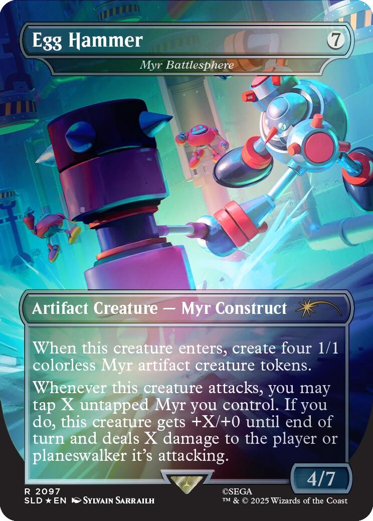 Egg Hammer - Myr Battlesphere (Rainbow Foil) [Secret Lair Drop Series] | Boutique FDB TCG